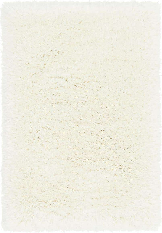 Bone 2' x 3' Marilyn Monroe Opulence Shag Rectangle Area Rug Thick Soft Touch Fluffy & Plush Shaggy Pile