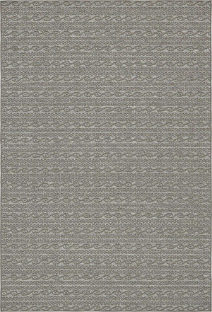 Gray 6' x 9' Outdoor Modern Rectangle Area Rug Weather Resistant for Patio, Deck, Terrace, Balcony, Porch 100% Polypropylene Modern Outside Carpet for Sale at Rug Engine