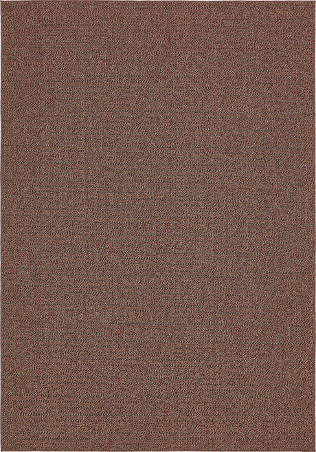 Brown 8' x 11' 4 Outdoor Modern Rectangle Area Rug Weather Resistant for Patio, Deck, Terrace, Balcony, Porch 100% Polypropylene Modern Outside Carpet for Sale at Rug Engine