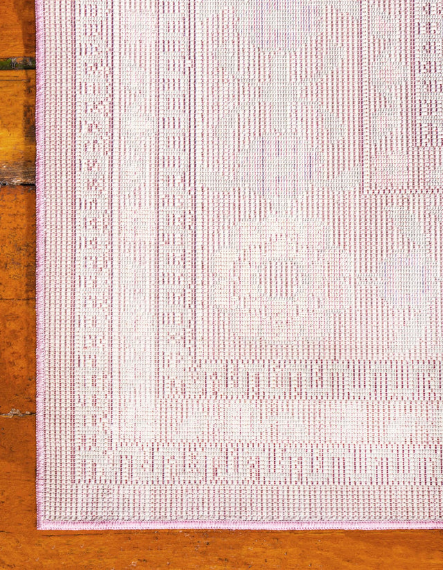 Pink 8' x 8' Austin Square Area Rug 100% Polyester Durable Cotton Backing Living Dining Room Bedroom Office Vintage Decor Carpet for Sale at Rug Engine