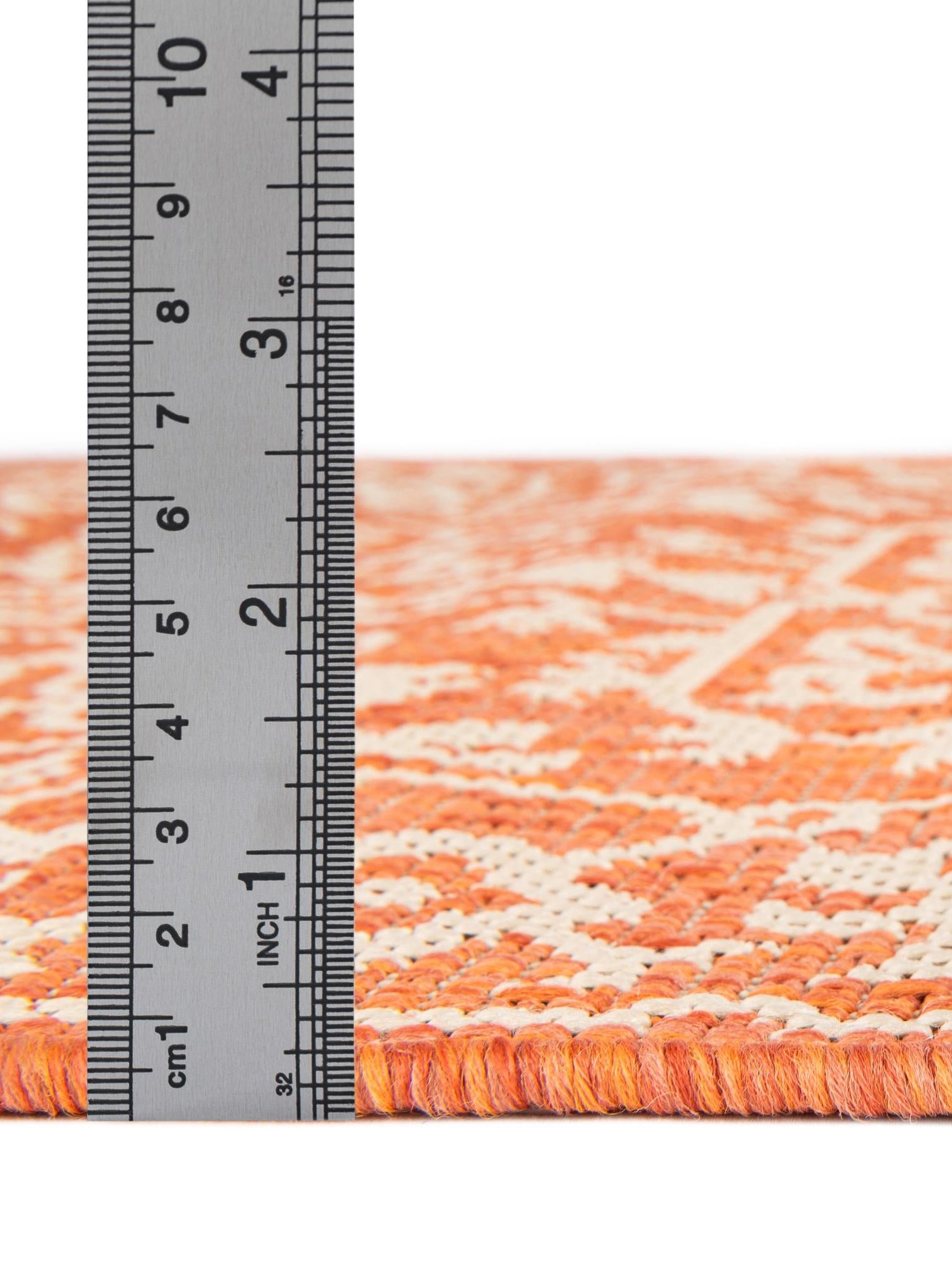 Terracotta 2' x 8' Outdoor Botanical Runner Area Rug Weather Resistant for Patio, Deck, Terrace, Balcony, Porch Polypropylene Garden Floral Tropical Carpet for Sale at Rug Engine