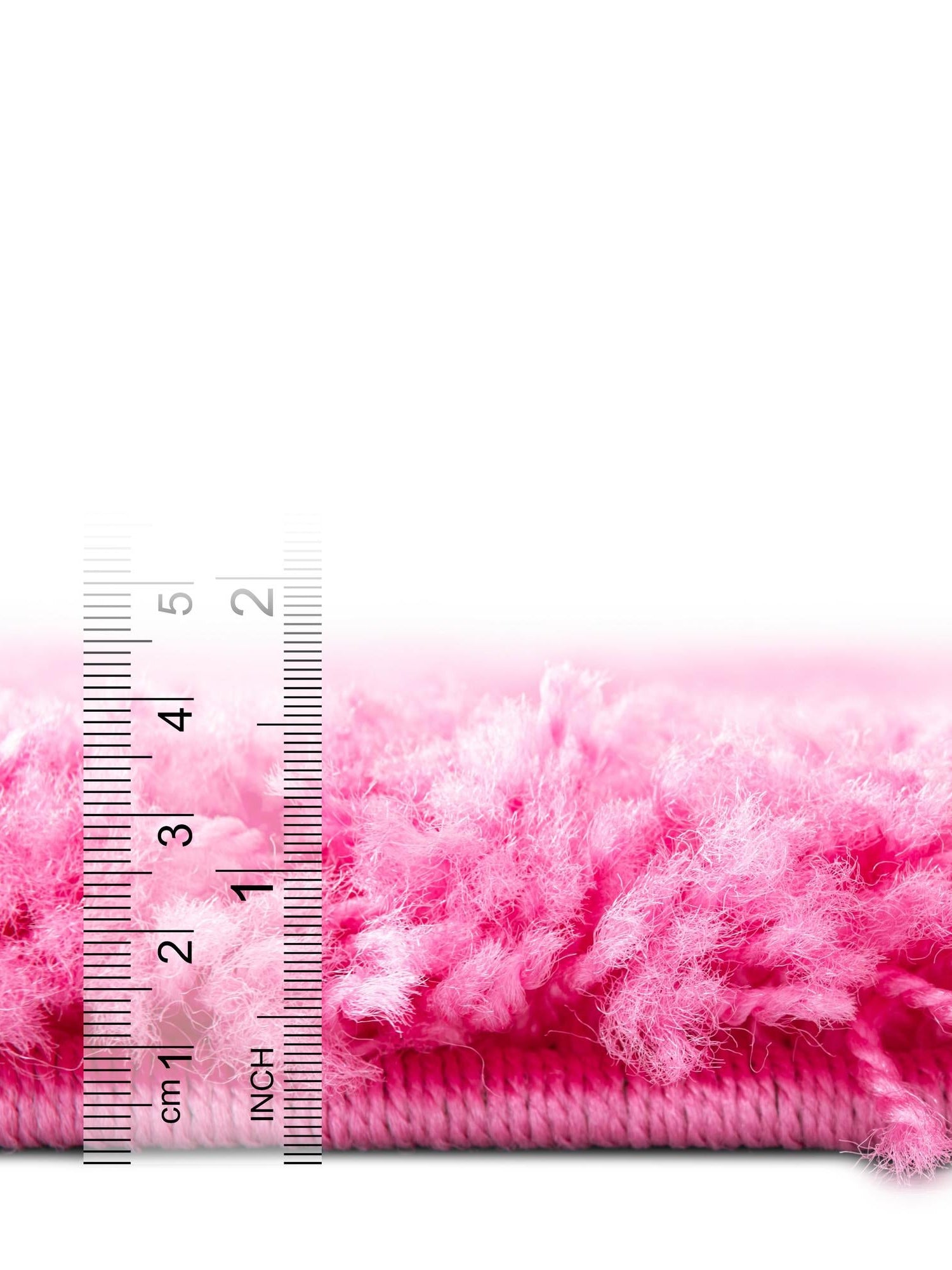 Taffy Pink 2' x 6' 5 Solid Shag Runner Area Rug Thick Soft Touch Fluffy & Plush Shaggy Pile