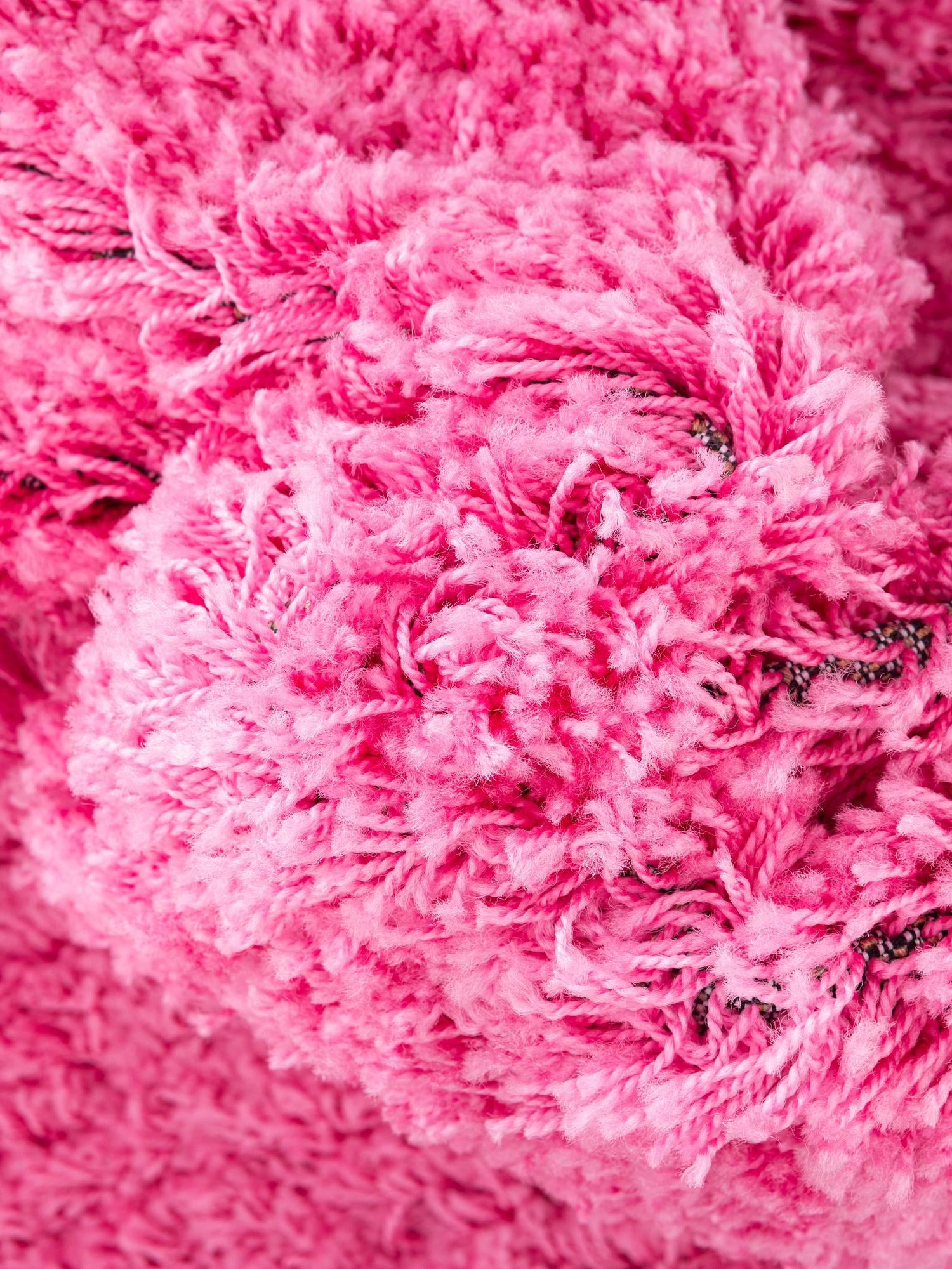Taffy Pink 2' 7 x 19' 8 Solid Shag Runner Area Rug Thick Soft Touch Fluffy & Plush Shaggy Pile Durable Minimalist Carpet for Classic Interior Design for Sale at Rug Engine