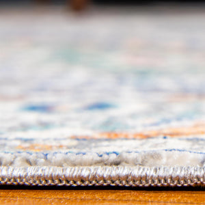 Light Gray 4' 1 x 6' 1 Austin Rectangle Area Rug 100% Polyester Durable Cotton Backing Living Dining Room Bedroom Office Vintage Decor Carpet for Sale at Rug Engine
