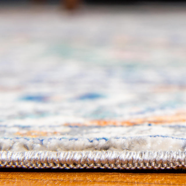 Light Gray 4' 1 x 6' 1 Austin Rectangle Area Rug 100% Polyester Durable Cotton Backing Living Dining Room Bedroom Office Vintage Decor Carpet for Sale at Rug Engine