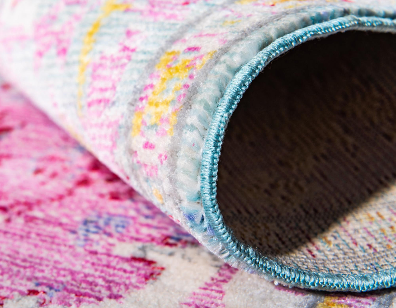 Beige 4' x 6' Austin Rectangle Area Rug 100% Polyester Durable Cotton Backing Living Dining Room Bedroom Office Vintage Decor Carpet for Sale at Rug Engine