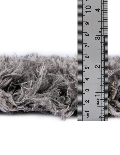 Slate 2' 7 x 12' Marilyn Monroe Opulence Shag Runner Area Rug Thick Soft Touch Fluffy & Plush Shaggy Pile 100% Polyester Carpet for Living, Dining, Bedroom, Office for Sale at Rug Engine