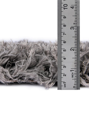 Slate 2' x 6' 1 Marilyn Monroe Opulence Shag Runner Area Rug Thick Soft Touch Fluffy & Plush Shaggy Pile
