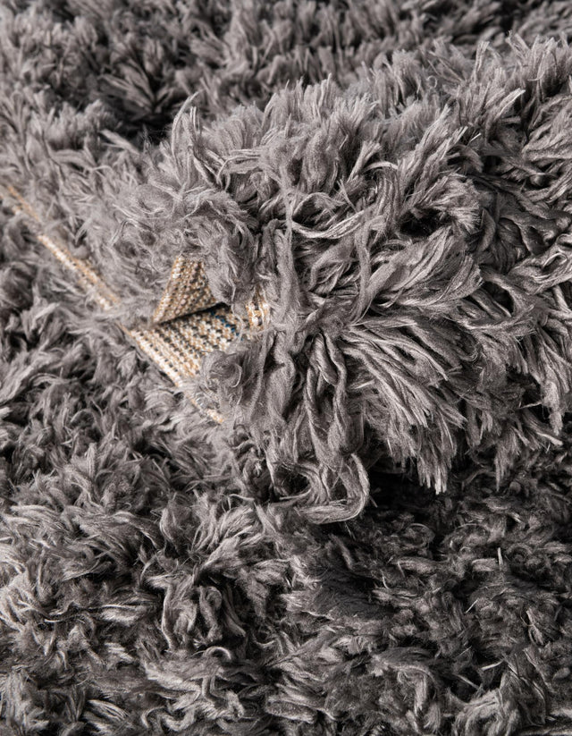 Slate 2' x 6' 1 Marilyn Monroe Opulence Shag Runner Area Rug Thick Soft Touch Fluffy & Plush Shaggy Pile