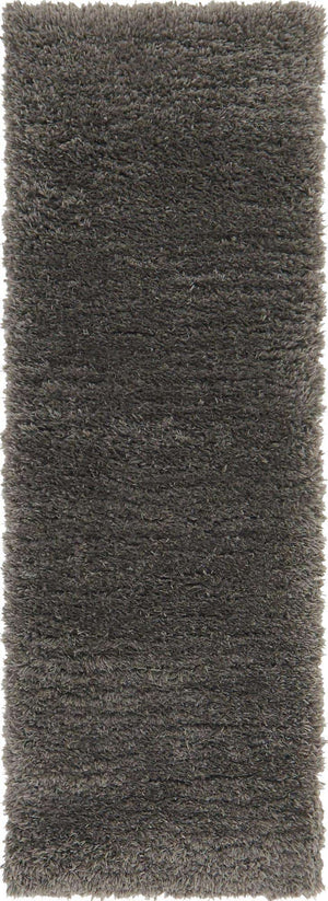 Slate 2' x 6' 1 Marilyn Monroe Opulence Shag Runner Area Rug Thick Soft Touch Fluffy & Plush Shaggy Pile