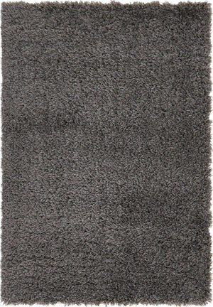 Slate 4' 1 x 6' 1 Marilyn Monroe Opulence Shag Rectangle Area Rug Thick Soft Touch Fluffy & Plush Shaggy Pile