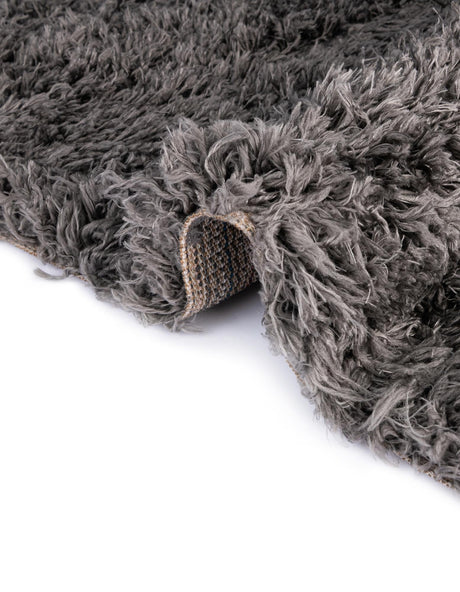 Slate 6' x 9' Marilyn Monroe Opulence Shag Rectangle Area Rug Thick Soft Touch Fluffy & Plush Shaggy Pile 100% Polyester Carpet for Living, Dining, Bedroom, Office for Sale at Rug Engine