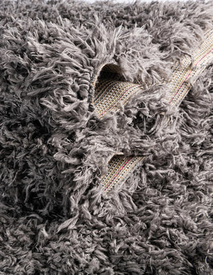 Slate 6' x 9' Marilyn Monroe Opulence Shag Rectangle Area Rug Thick Soft Touch Fluffy & Plush Shaggy Pile