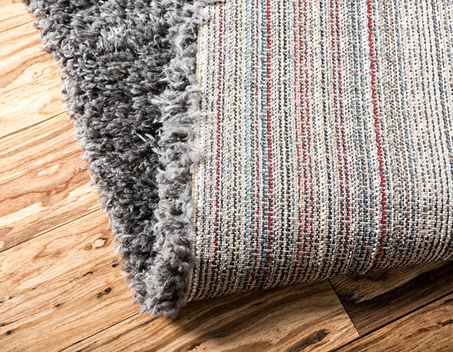 Slate 6' x 9' Marilyn Monroe Opulence Shag Rectangle Area Rug Thick Soft Touch Fluffy & Plush Shaggy Pile