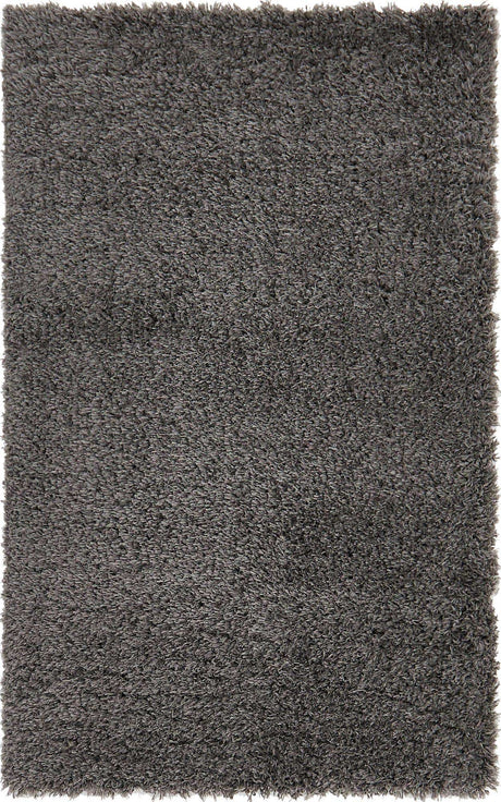 Slate 5' 1 x 8' Marilyn Monroe Opulence Shag Rectangle Area Rug Thick Soft Touch Fluffy & Plush Shaggy Pile
