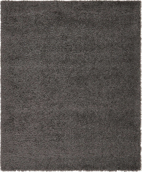 Slate 8' x 10' Marilyn Monroe Opulence Shag Rectangle Area Rug Thick Soft Touch Fluffy & Plush Shaggy Pile