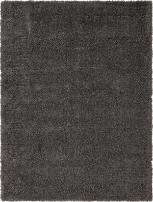 Slate 9' x 12' Marilyn Monroe Opulence Shag Rectangle Area Rug Thick Soft Touch Fluffy & Plush Shaggy Pile