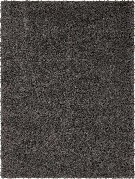 Slate 9' x 12' Marilyn Monroe Opulence Shag Rectangle Area Rug Thick Soft Touch Fluffy & Plush Shaggy Pile