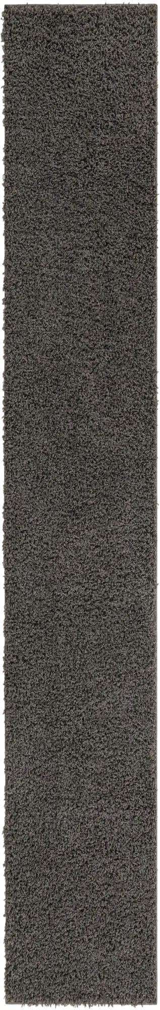Graphite Gray 2' 7 x 16' 5 Solid Shag Runner Area Rug Thick Soft Touch Fluffy & Plush Shaggy Pile