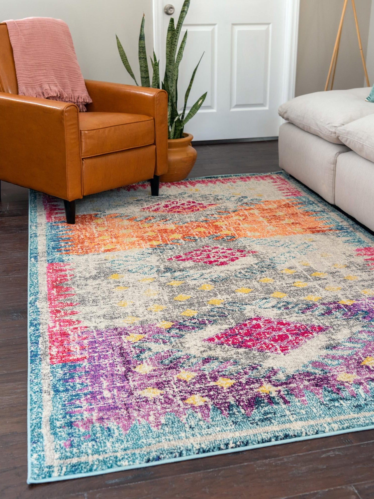Multicolor 10' 6 x 16' 5 Vita Rectangle Area Rug