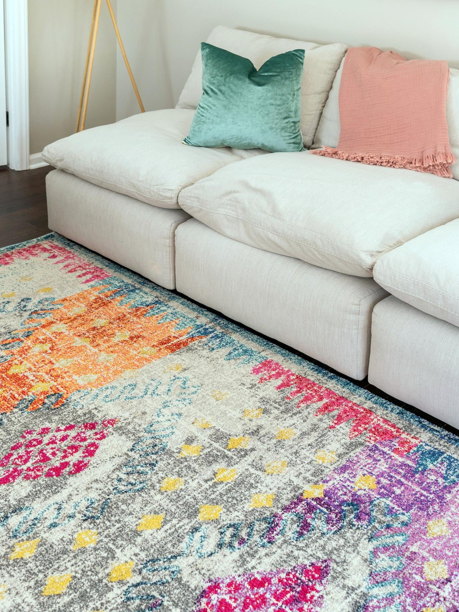 Multicolor 10' 6 x 16' 5 Vita Rectangle Area Rug