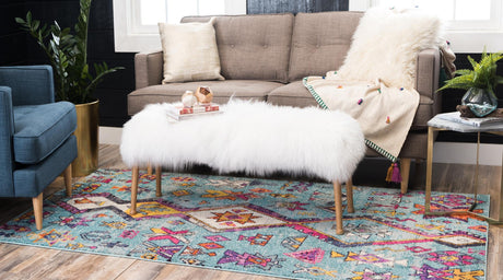 Turquoise 10' 6 x 16' 5 Sedona Rectangle Area Rug