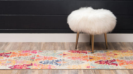 Multicolor 3' x 10' Sedona Runner Area Rug Durable Long Lasting Carpet for Living Rooms, Kitchen, Bedrooms, Office Space, Dorms for Sale at Rug Engine
