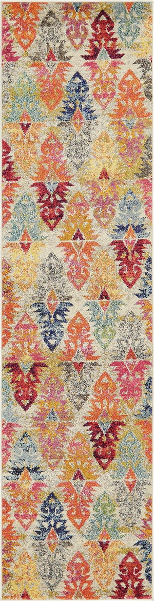 Multicolor 3' x 10' Sedona Runner Rug