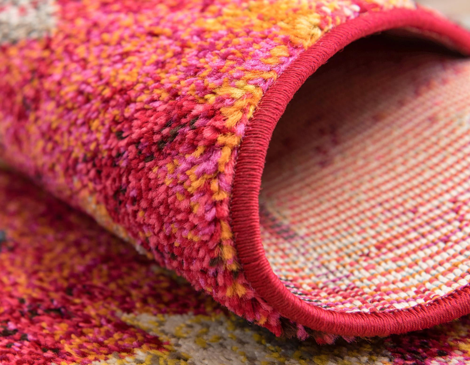 Rust Red 3' 3 x 3' 3 Sedona Round Area Rug