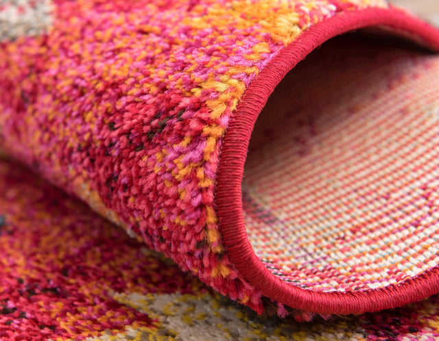 Rust Red 3' 3 x 3' 3 Sedona Round Area Rug