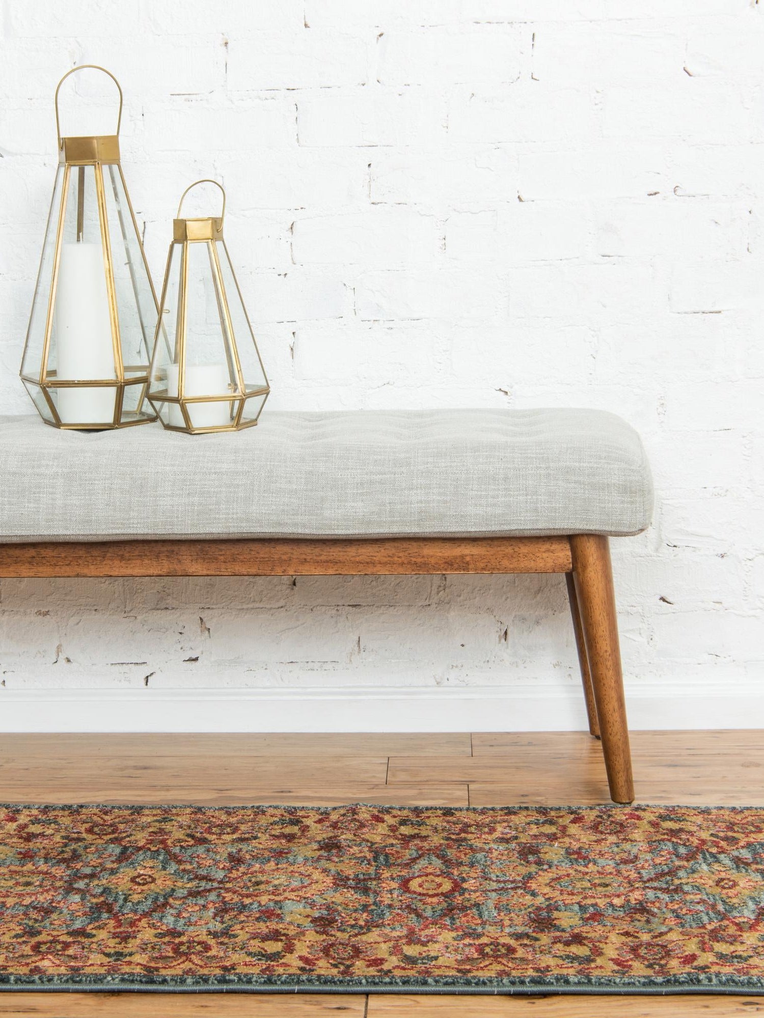 Blue 2' x 6' 1 Edinburgh Runner Area Rug 100% Polypropylene Easy Clean With Cotton Backing Traditional Classic Design Carpet for Living, Dining Room, Office for Sale at Rug Engine