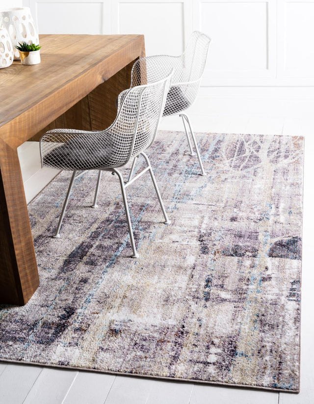 Multicolor 5' 1 x 8' Jill Zarin Downtown Rectangle Area Rug 100% Polyester (Space-Dyed Yarn) Abstract Modern Colorful Vivid Carpet for Home Interior Design for Sale at Rug Engine