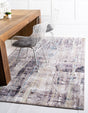 Multicolor 5' 1 x 8' Jill Zarin Downtown Rectangle Area Rug 100% Polyester (Space-Dyed Yarn) Abstract Modern Colorful Vivid Carpet for Home Interior Design for Sale at Rug Engine