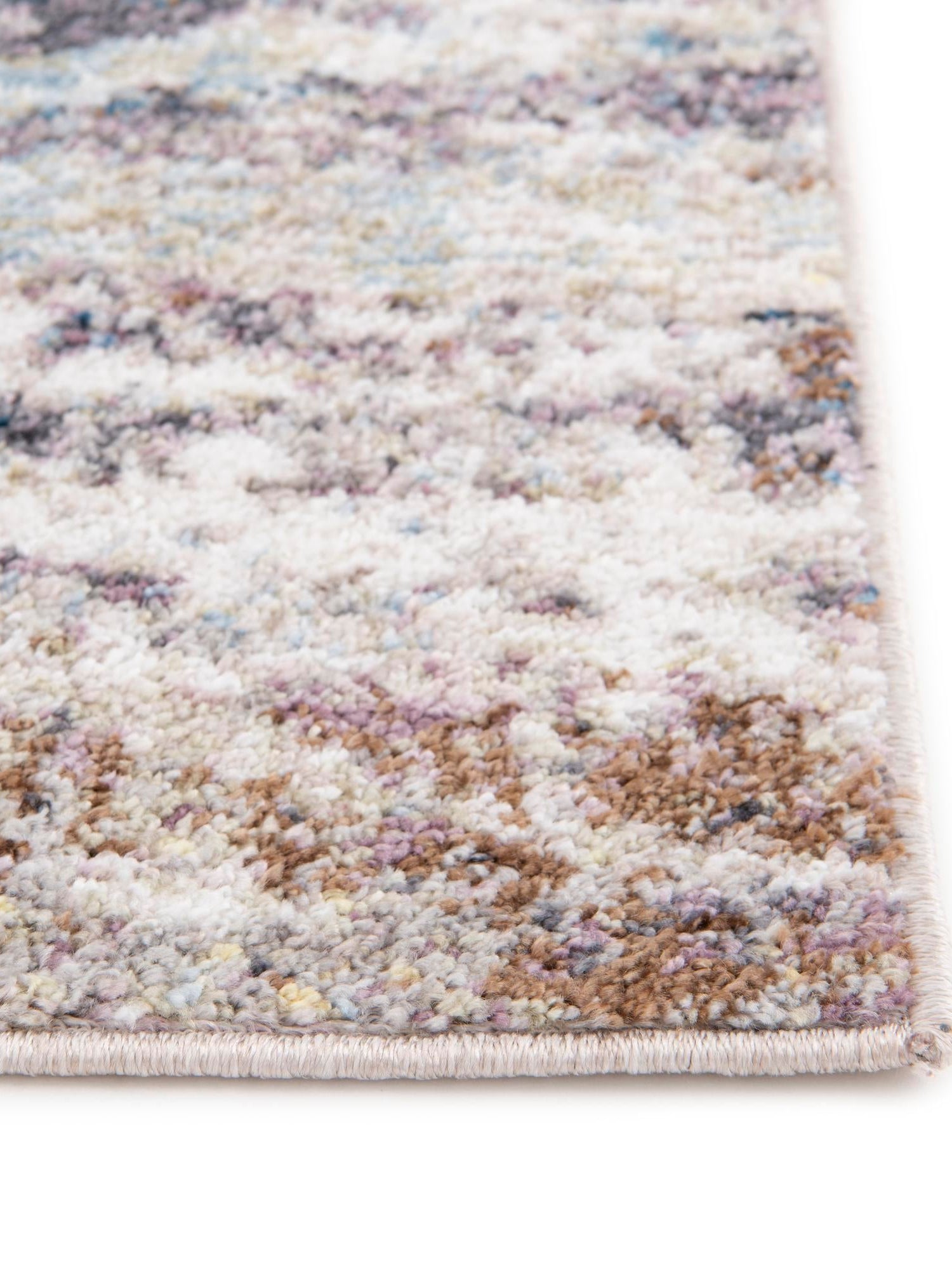 Multicolor 5' 1 x 8' Jill Zarin Downtown Rectangle Area Rug 100% Polyester (Space-Dyed Yarn) Abstract Modern Colorful Vivid Carpet for Home Interior Design for Sale at Rug Engine