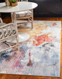 Multicolor 3' 3 x 5' 3 Jill Zarin Downtown Rectangle Area Rug 100% Polyester (Space-Dyed Yarn) Abstract Modern Colorful Vivid Carpet for Home Interior Design for Sale at Rug Engine
