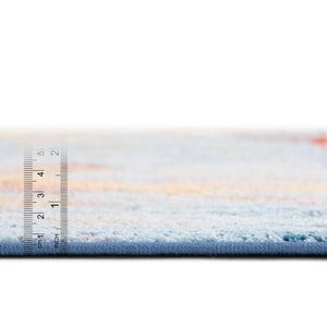Multicolor 2' x 8' Jill Zarin Downtown Runner Area Rug 100% Polyester (Space-Dyed Yarn) Abstract Modern Colorful Vivid Carpet for Home Interior Design for Sale at Rug Engine