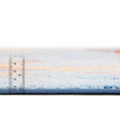 Multicolor 2' x 8' Jill Zarin Downtown Runner Area Rug 100% Polyester (Space-Dyed Yarn) Abstract Modern Colorful Vivid Carpet for Home Interior Design for Sale at Rug Engine
