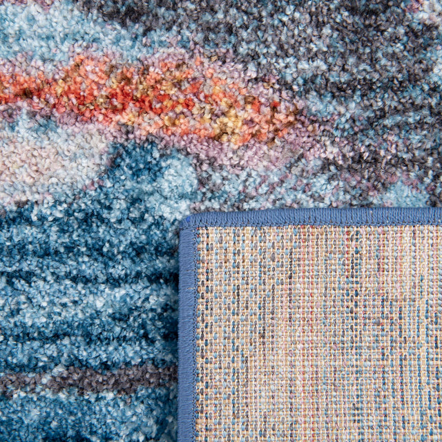 Multicolor 2' x 8' Jill Zarin Downtown Runner Area Rug 100% Polyester (Space-Dyed Yarn) Abstract Modern Colorful Vivid Carpet for Home Interior Design for Sale at Rug Engine