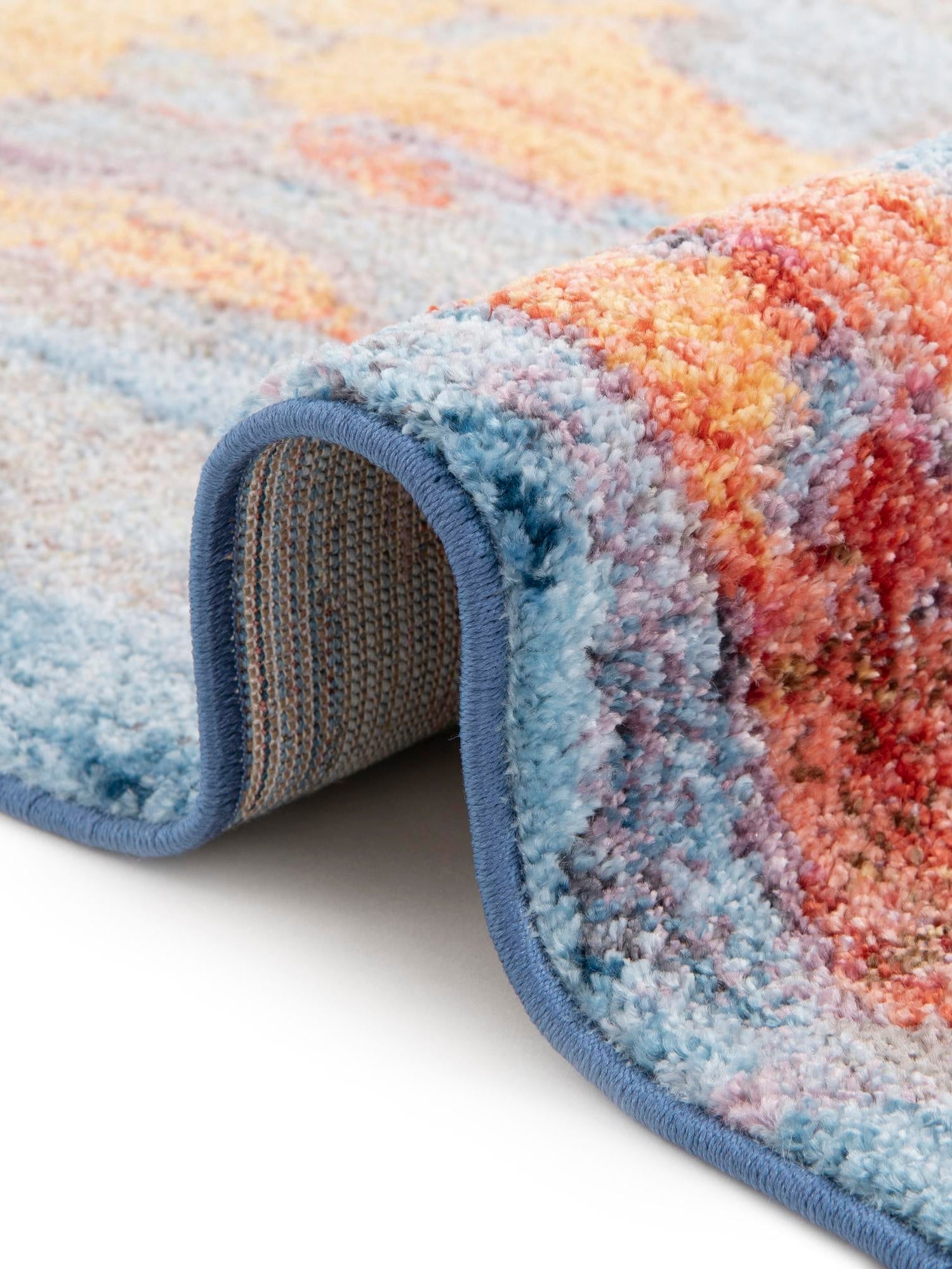 Multicolor 2' 7 x 10' Jill Zarin Downtown Runner Area Rug 100% Polyester (Space-Dyed Yarn) Abstract Modern Colorful Vivid Carpet for Home Interior Design for Sale at Rug Engine