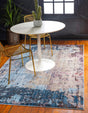 Multicolor 5' 1 x 8' Jill Zarin Downtown Rectangle Area Rug 100% Polyester (Space-Dyed Yarn) Abstract Modern Colorful Vivid Carpet for Home Interior Design for Sale at Rug Engine