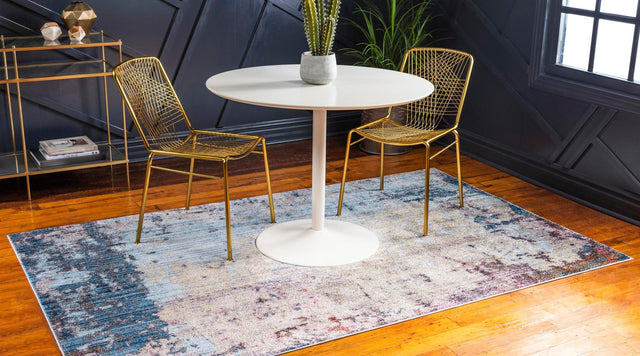 Multicolor 7' 1 x 10' Jill Zarin Downtown Rectangle Area Rug 100% Polyester (Space-Dyed Yarn) Abstract Modern Colorful Vivid Carpet for Home Interior Design for Sale at Rug Engine