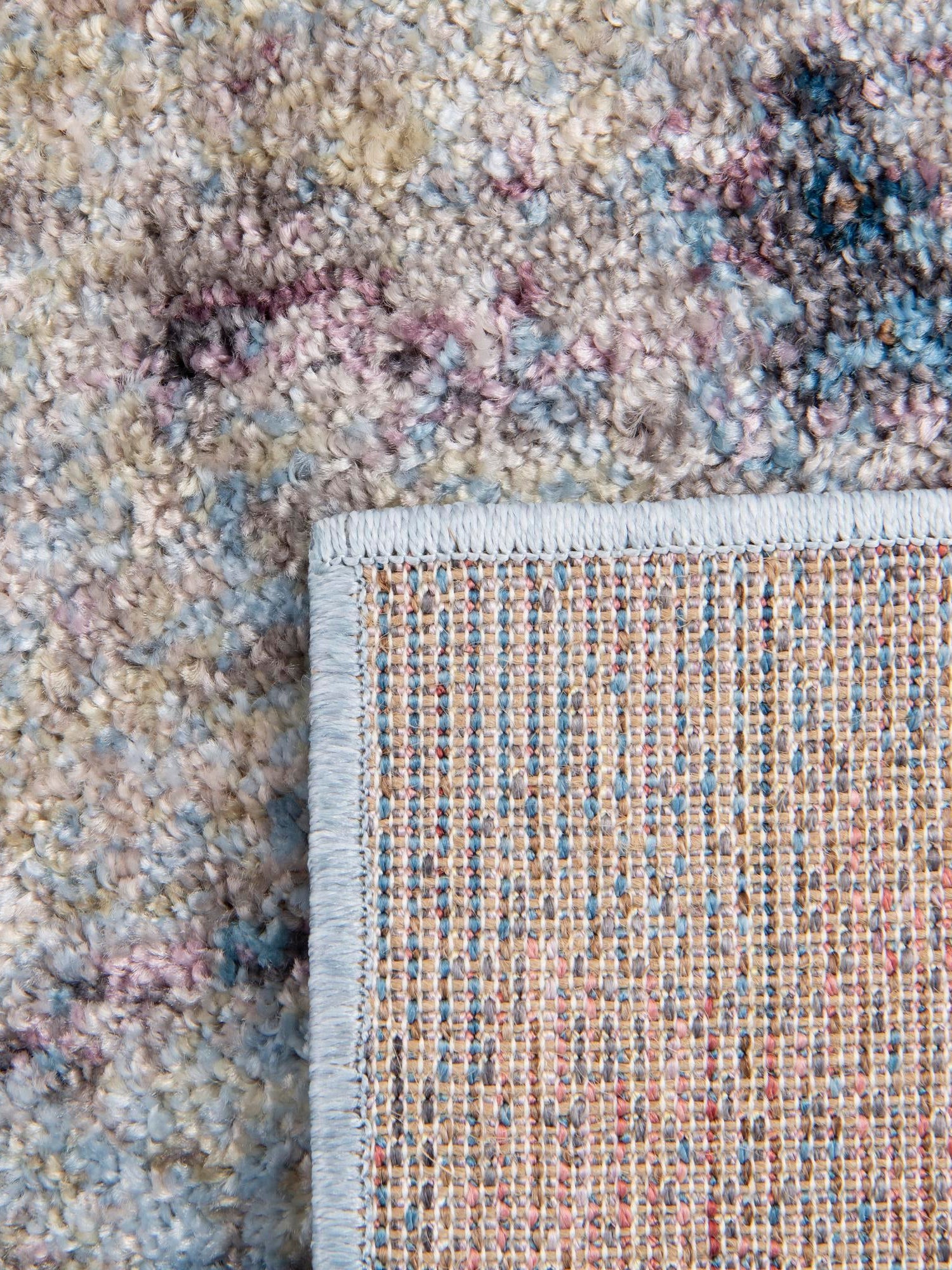 Multicolor 2' x 8' Jill Zarin Downtown Runner Area Rug 100% Polyester (Space-Dyed Yarn) Abstract Modern Colorful Vivid Carpet for Home Interior Design for Sale at Rug Engine