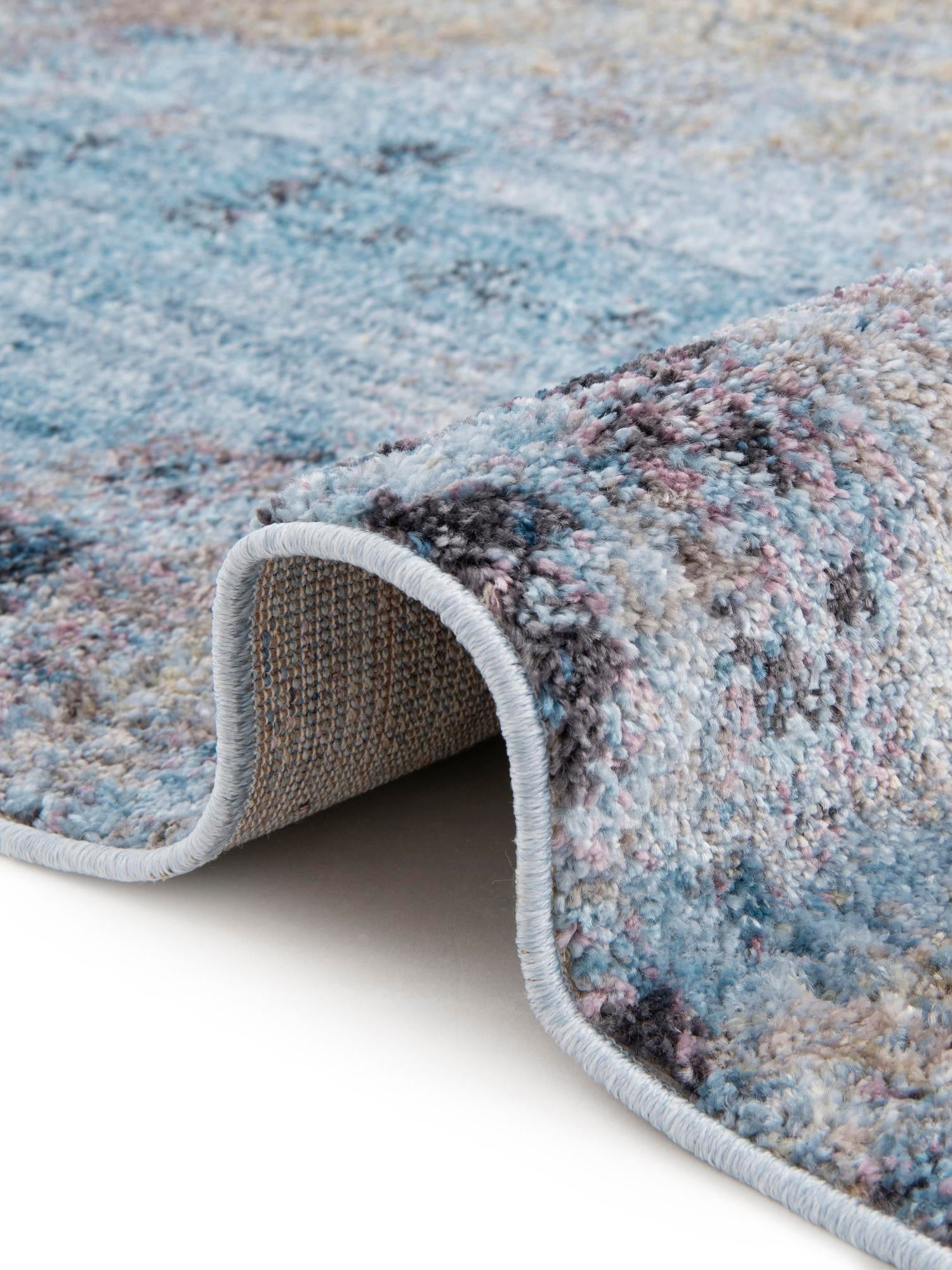 Multicolor 2' x 8' Jill Zarin Downtown Runner Area Rug 100% Polyester (Space-Dyed Yarn) Abstract Modern Colorful Vivid Carpet for Home Interior Design for Sale at Rug Engine