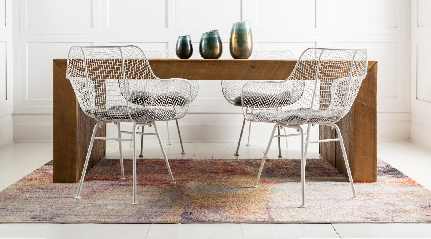 Multicolor 9' x 12' 2 Jill Zarin Downtown Rectangle Area Rug 100% Polyester (Space-Dyed Yarn) Abstract Modern Colorful Vivid Carpet for Home Interior Design for Sale at Rug Engine