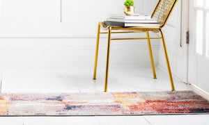 Multicolor 3' x 13' 1 Jill Zarin Downtown Runner Area Rug 100% Polyester (Space-Dyed Yarn) Abstract Modern Colorful Vivid Carpet for Home Interior Design for Sale at Rug Engine