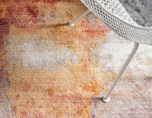 Multicolor 2' 7 x 10' Jill Zarin Downtown Runner Area Rug 100% Polyester (Space-Dyed Yarn) Abstract Modern Colorful Vivid Carpet for Home Interior Design for Sale at Rug Engine