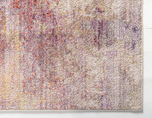 Multicolor 2' x 8' Jill Zarin Downtown Runner Area Rug 100% Polyester (Space-Dyed Yarn) Abstract Modern Colorful Vivid Carpet for Home Interior Design for Sale at Rug Engine