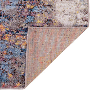 Multicolor 2' 7 x 10' Jill Zarin Downtown Runner Area Rug 100% Polyester (Space-Dyed Yarn) Abstract Modern Colorful Vivid Carpet for Home Interior Design for Sale at Rug Engine