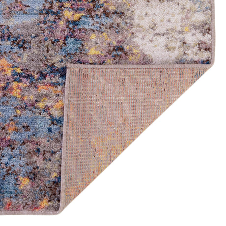 Multicolor 2' 7 x 10' Jill Zarin Downtown Runner Area Rug 100% Polyester (Space-Dyed Yarn) Abstract Modern Colorful Vivid Carpet for Home Interior Design for Sale at Rug Engine