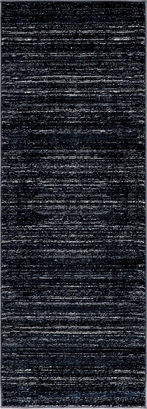 Navy Blue 2' 2 x 6' 1 Jill Zarin Uptown Runner Area Rug 70% Polypropylene & 30% Polyester  Contemporary Carpet for Living, Dining, Office, Bedroom for Sale at Rug Engine